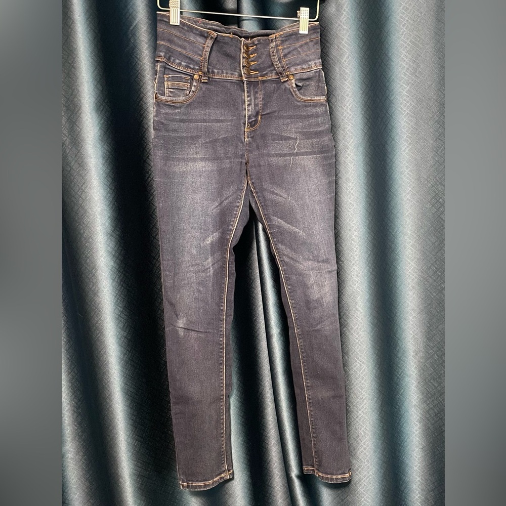 BAMBOO High Rise Dark Wash Jeans